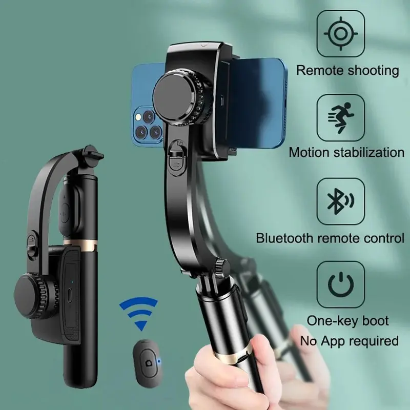 Photography Basics - Q08 Gimbal Genggam Stabilisator Tongsis Selfie