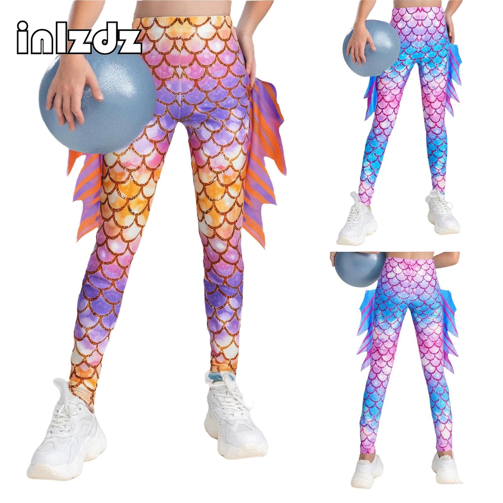 Photography Yoga - 2 Buah Legging Putri Duyung Motif