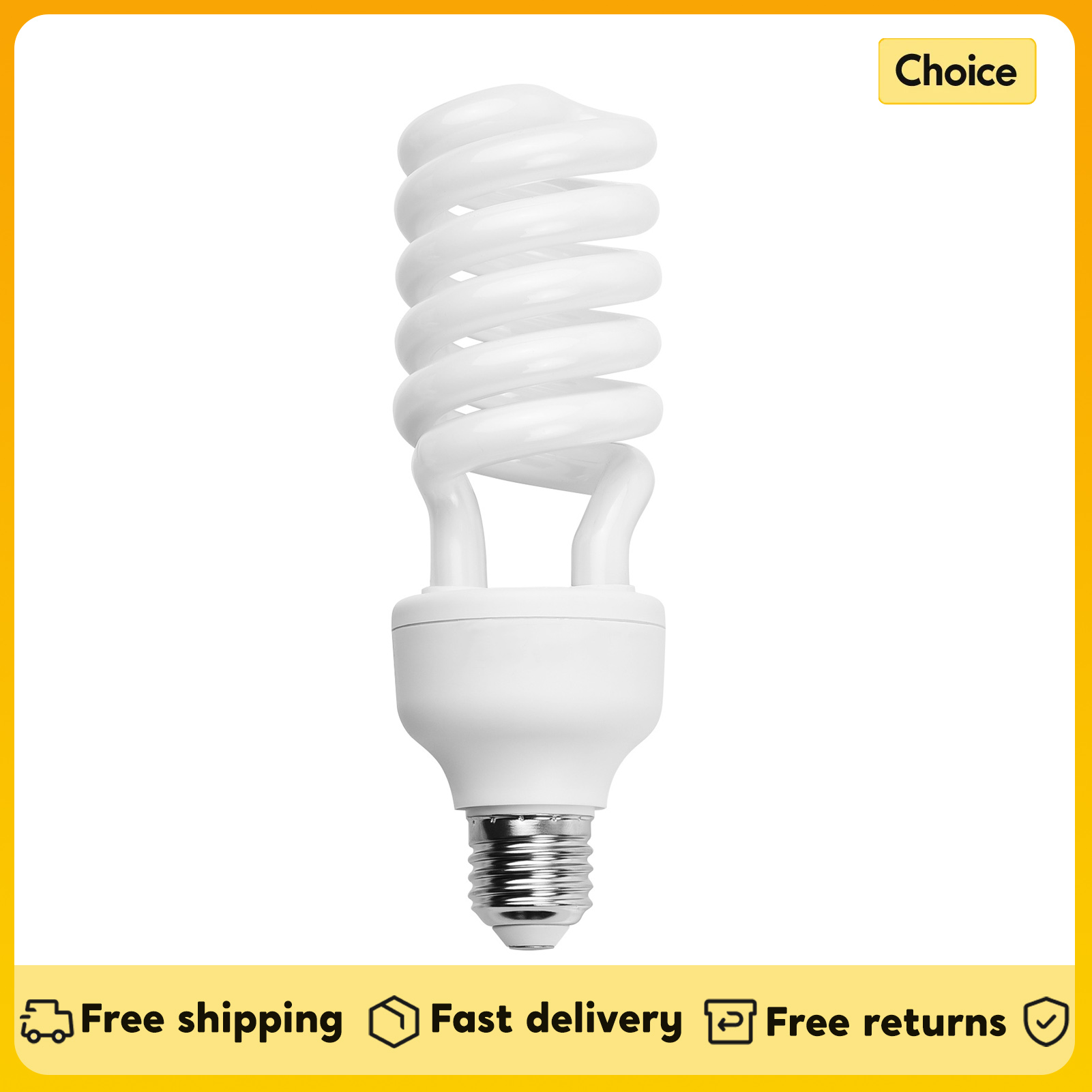 Photography Bulb - Bohlam lampu neon Spiral 45W, 5500K