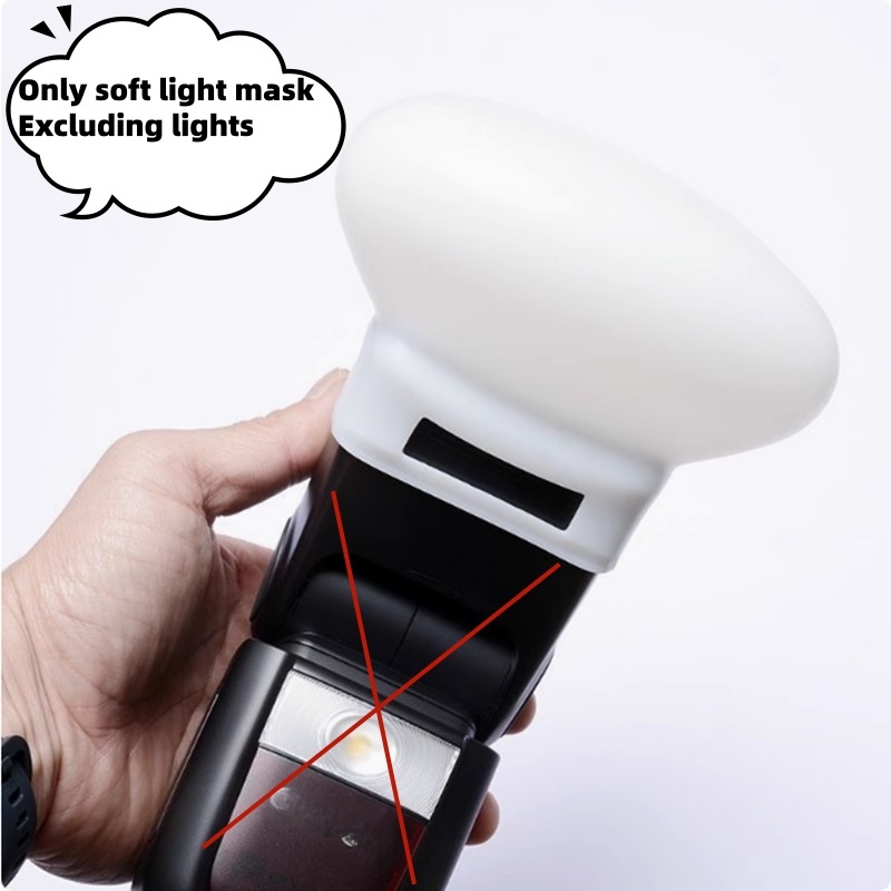 Pop Up Flash Diffuser - 1 Buah Tutup Flash Silikon Lembut
