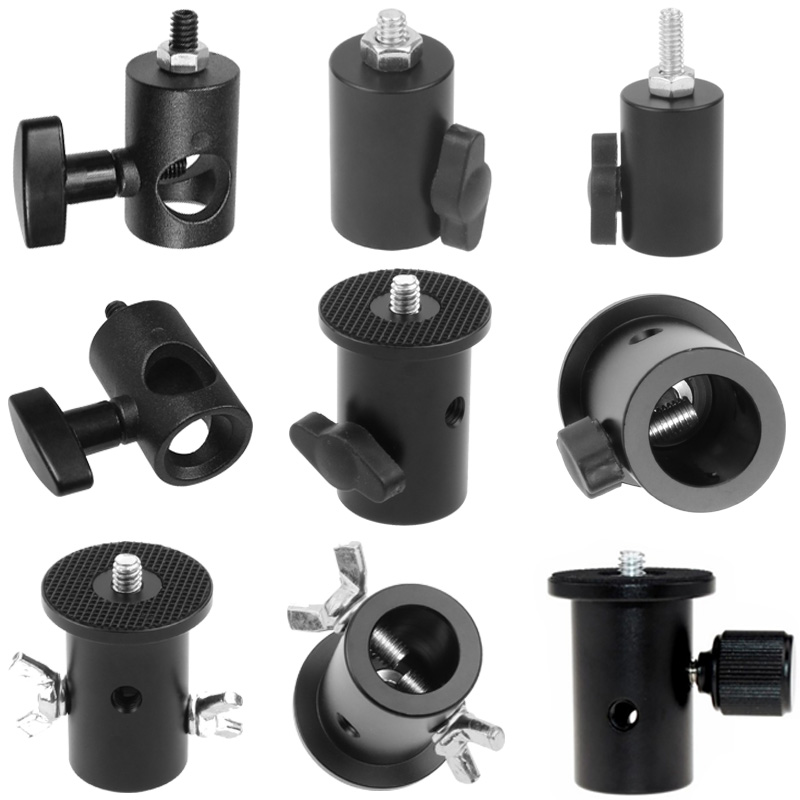 Photography Basics - Adaptor dudukan lampu Tripod 1/4 