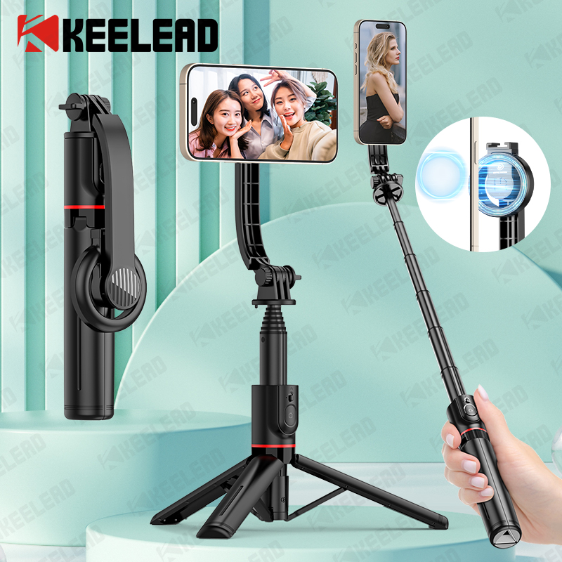 Photography Basics - KEELEAD tongkat Selfie magnetik, dengan Remote