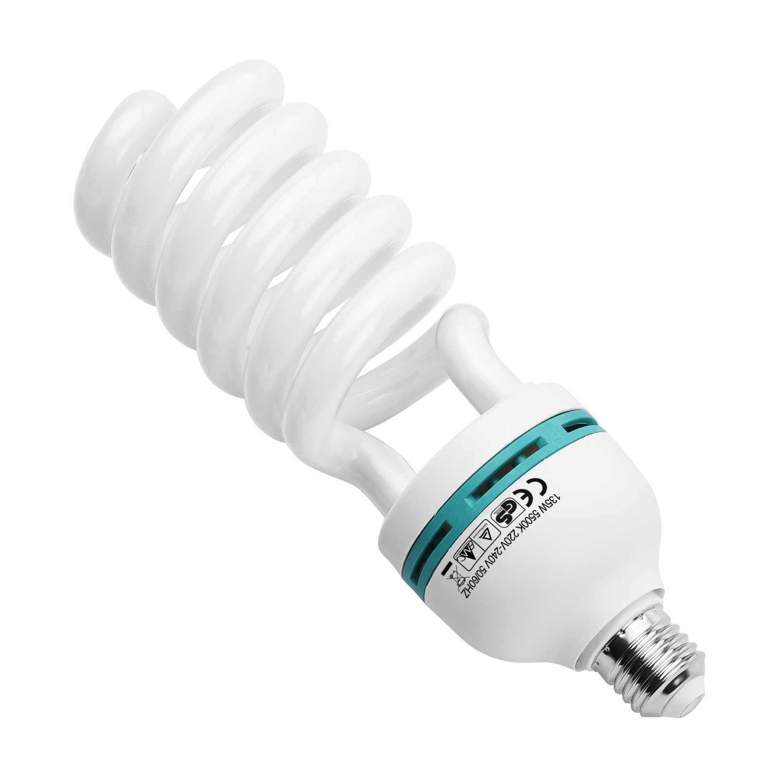 Photography Bulb - Andoer bohlam lampu Spiral, 135W 5500K