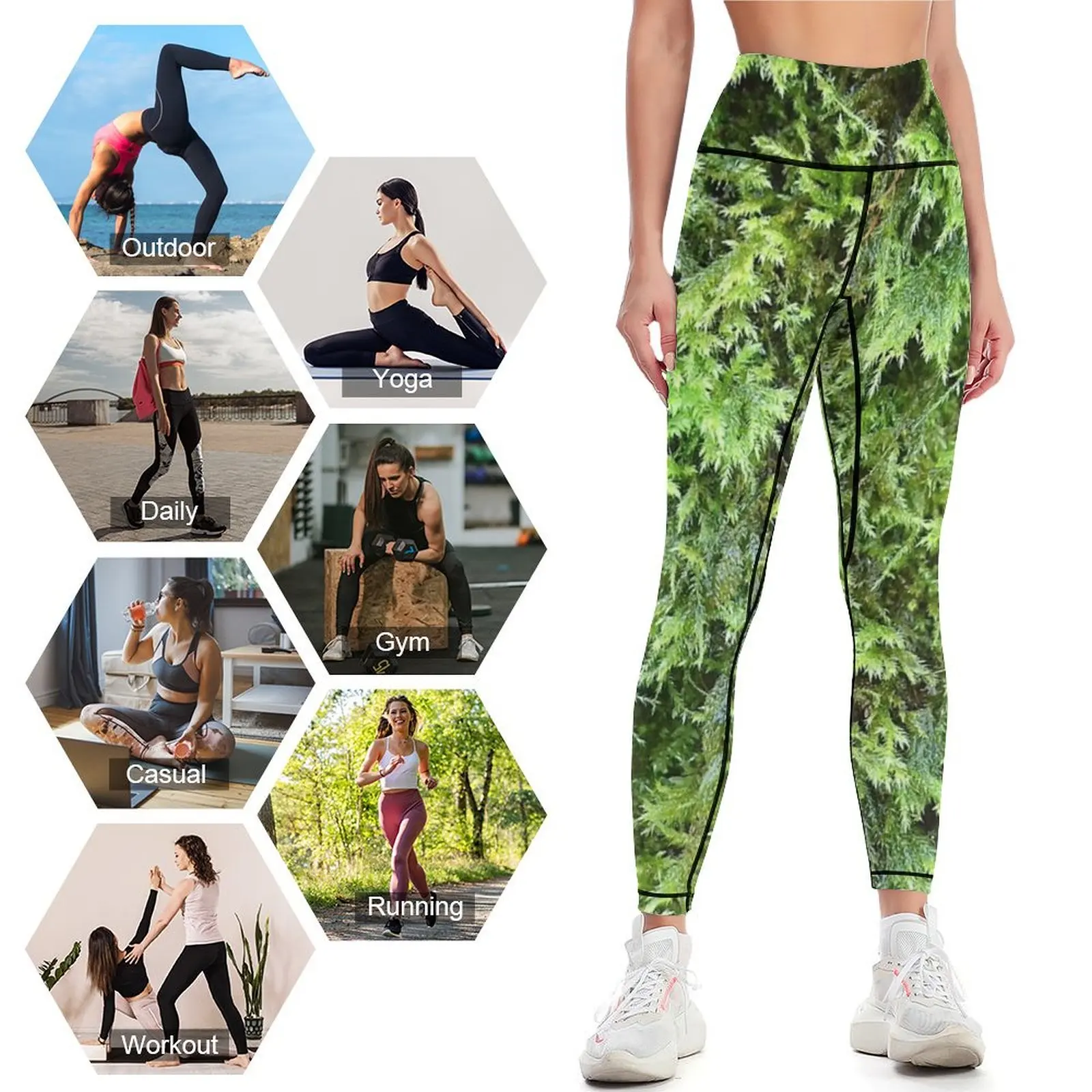 Fotografi lumut 1 Legging Cela - Photography Yoga ulasan dan harga