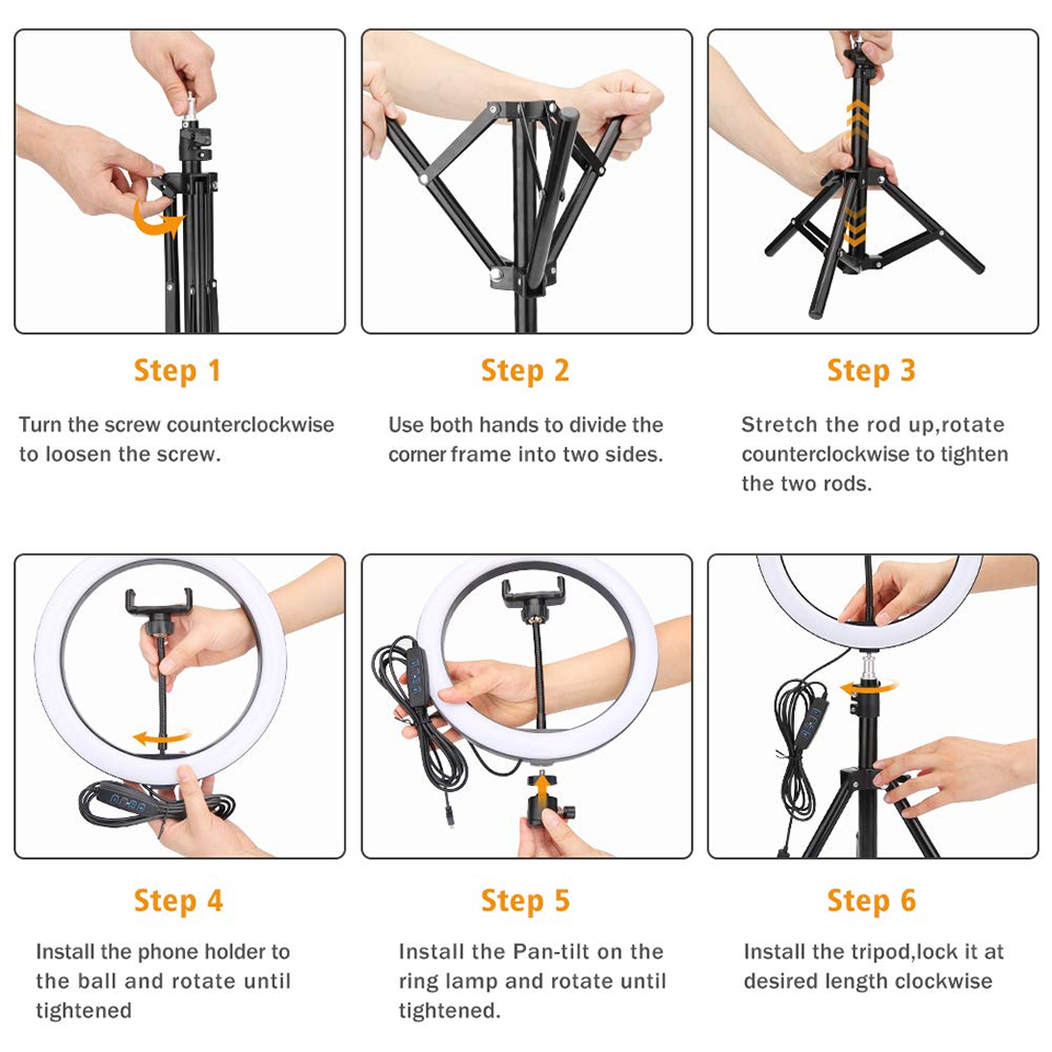 Lampu Selfie Ring RGB 26cm, La - Photography Youtube ulasan dan harga