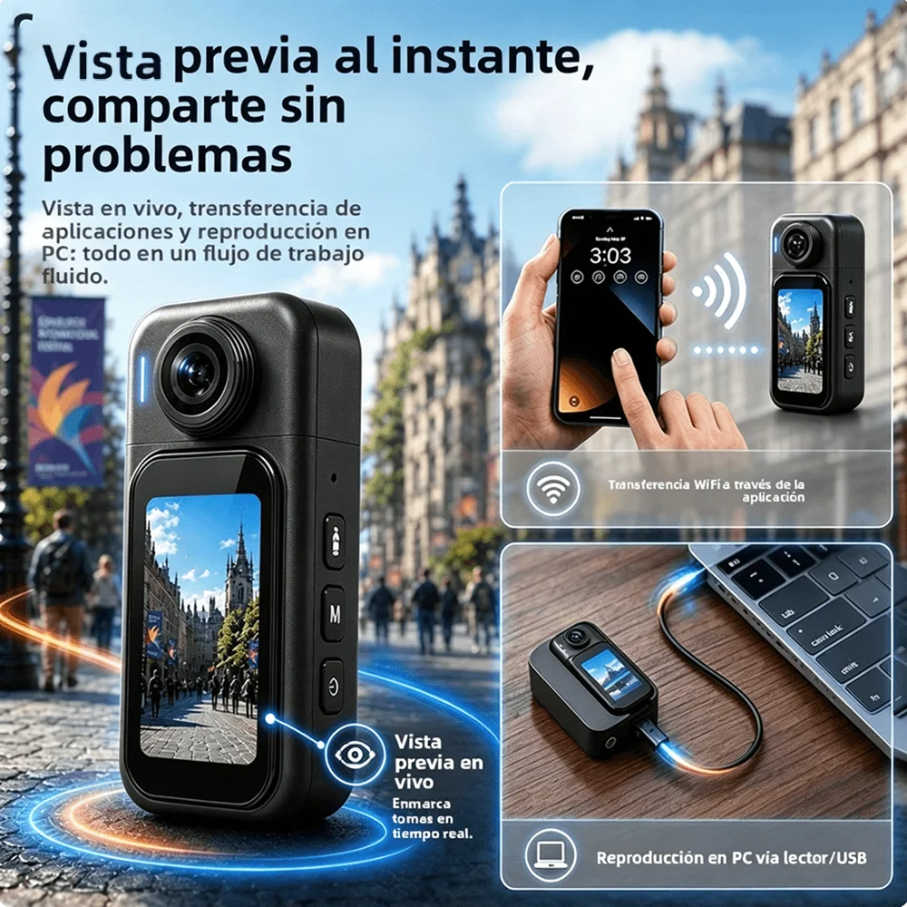 Kamera Vlog Mini WiFi 4K/1080P - Photography Blog ulasan dan harga