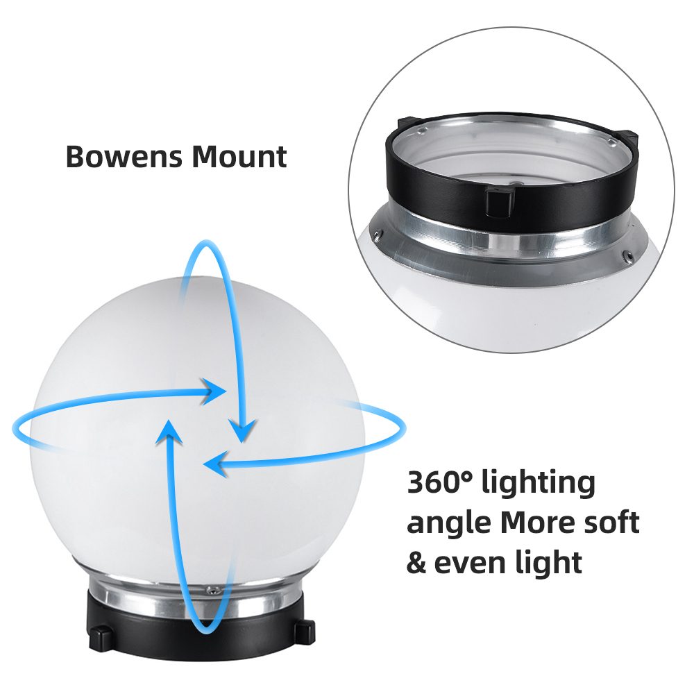 Bola Cahaya Lembut 15Cm/6 Inci - Pop Up Flash Diffuser ulasan dan harga