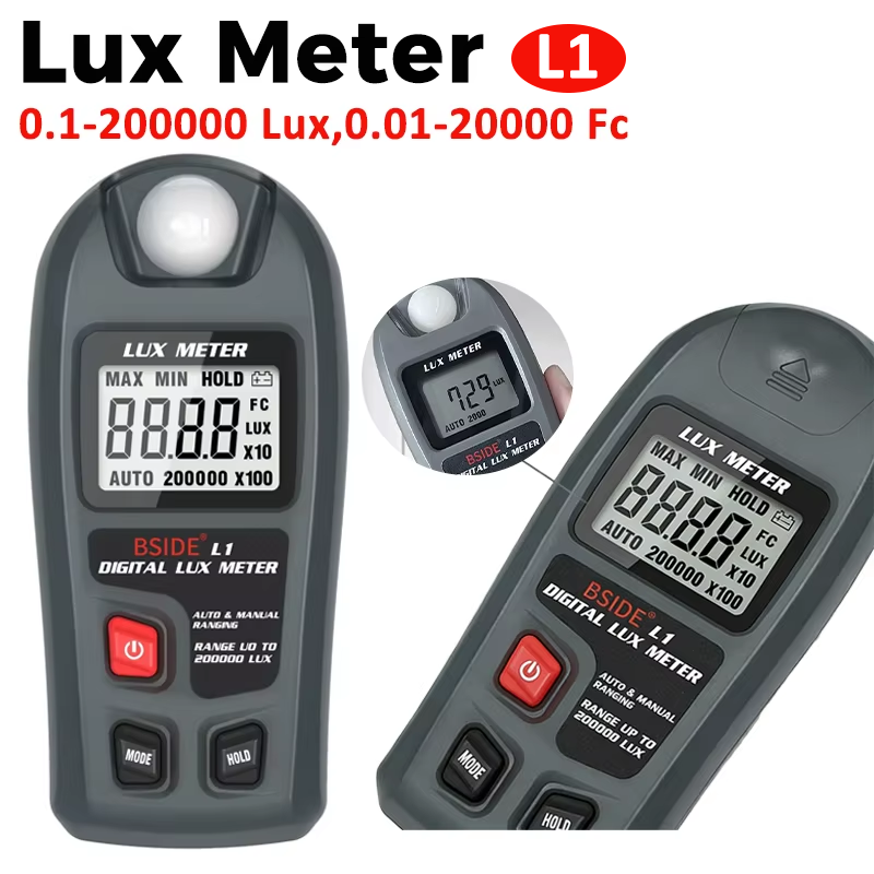 L1 Digital Lux Meter Illuminom - Photography Ratio ulasan dan harga
