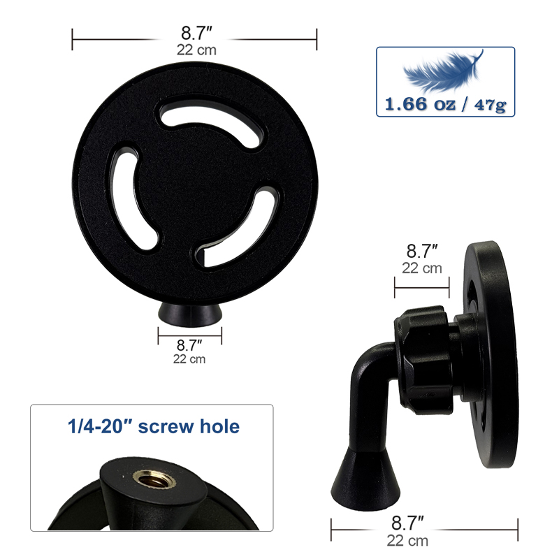 Adaptor Dudukan Tripod Magneti - Photography Basics ulasan dan harga