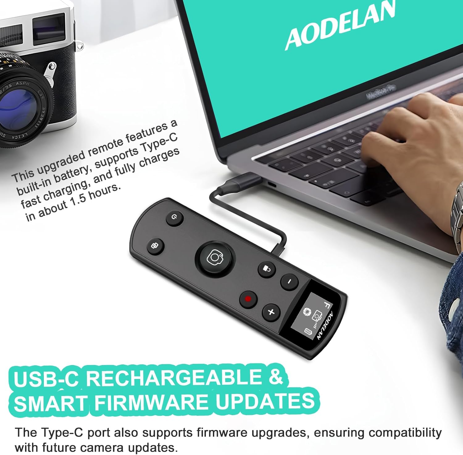 Hitam USB-C Isi Ulang Remote C - Fujifilm Camera X-T5 ulasan dan harga