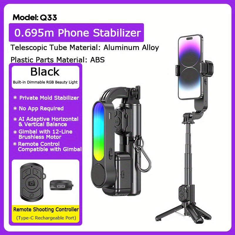 Q33 Smart Stabilizer Phone Sel - Photography Basics ulasan dan harga
