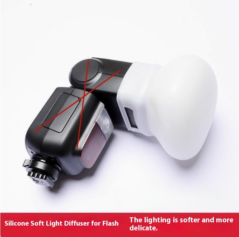 1 Buah Tutup Flash Silikon Lem - Pop Up Flash Diffuser ulasan dan harga