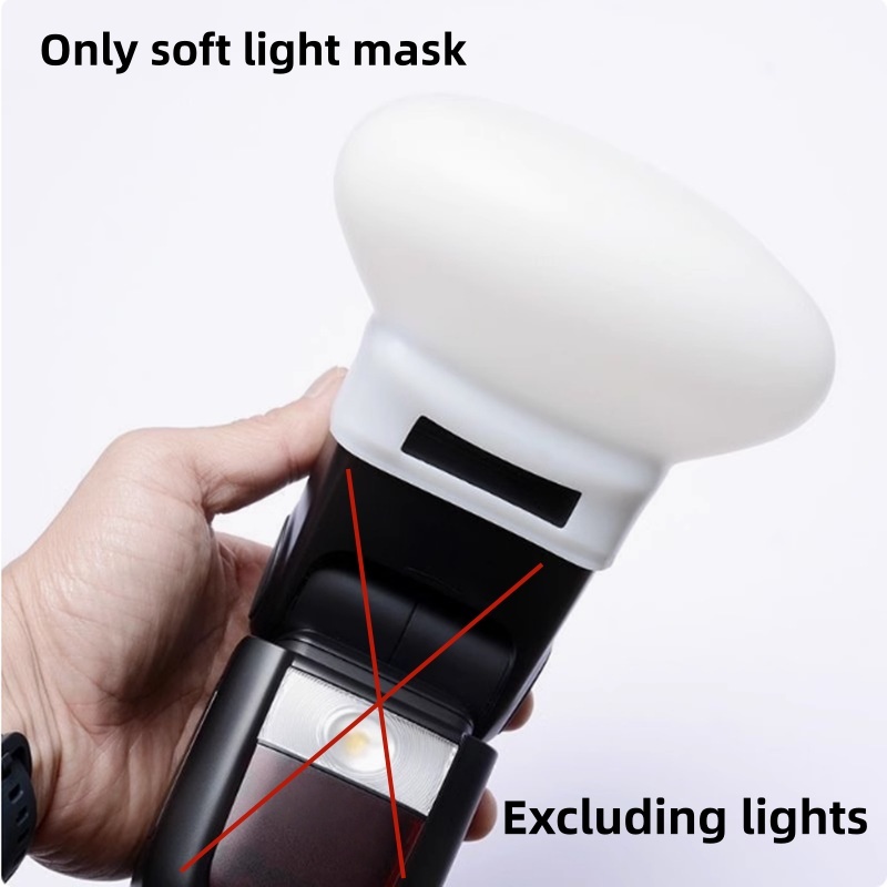 1 Buah Tutup Flash Silikon Lem - Pop Up Flash Diffuser ulasan dan harga