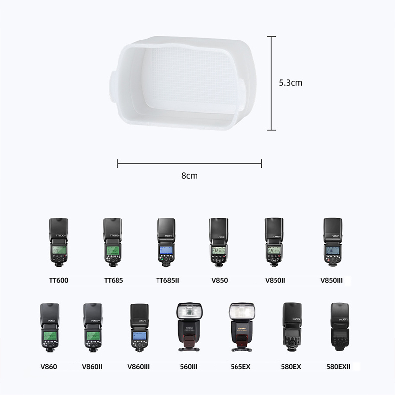 Bouncing kubah Diffuser Flash  - Pop Up Flash Diffuser ulasan dan harga