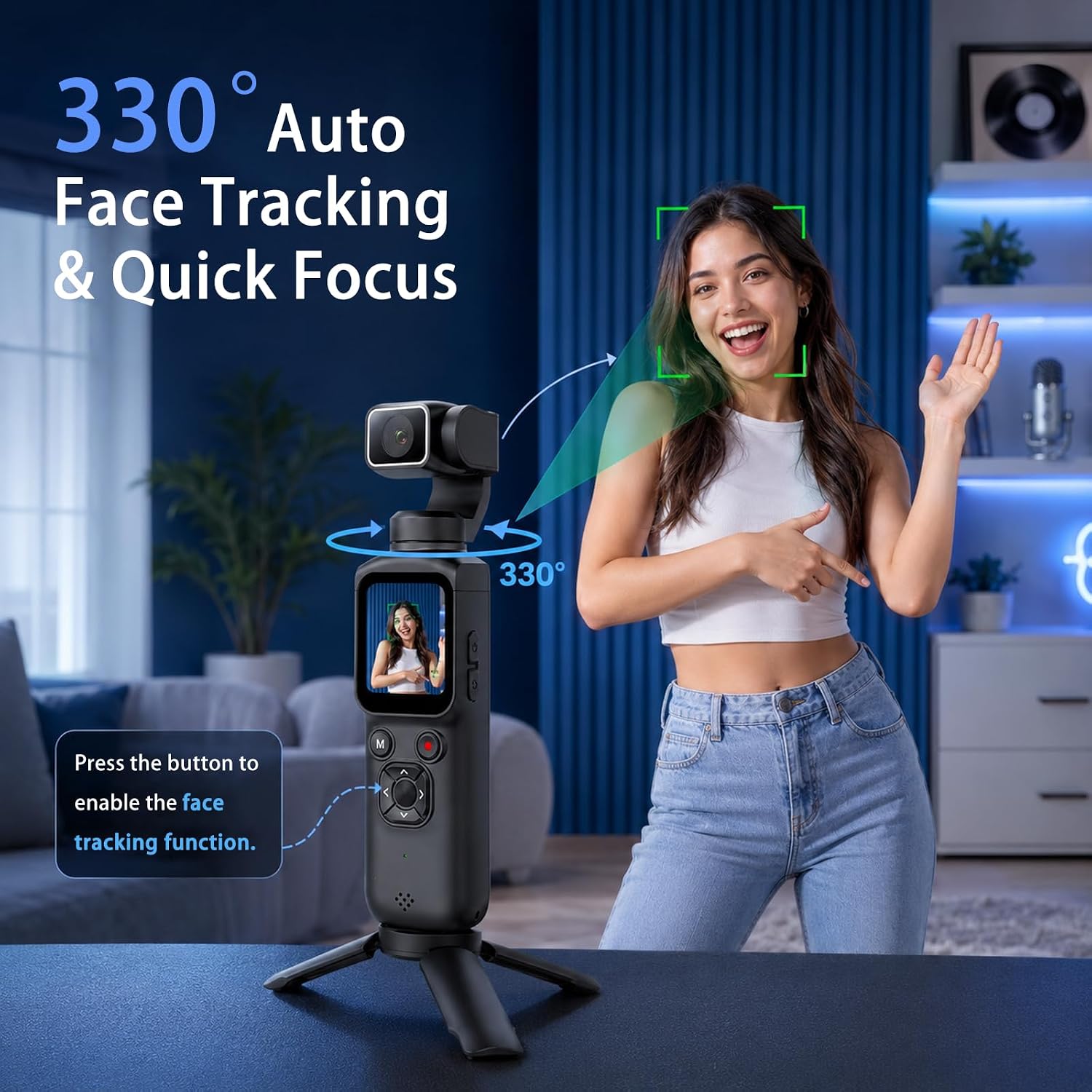 Kamera Vlogging Gimbal Genggam - Photography Blog ulasan dan harga