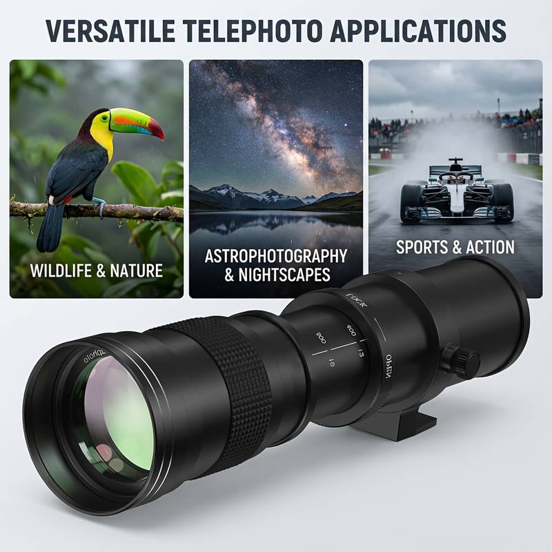 Lensa Zoom Telefoto Medium Ful - Photography Ratio ulasan dan harga