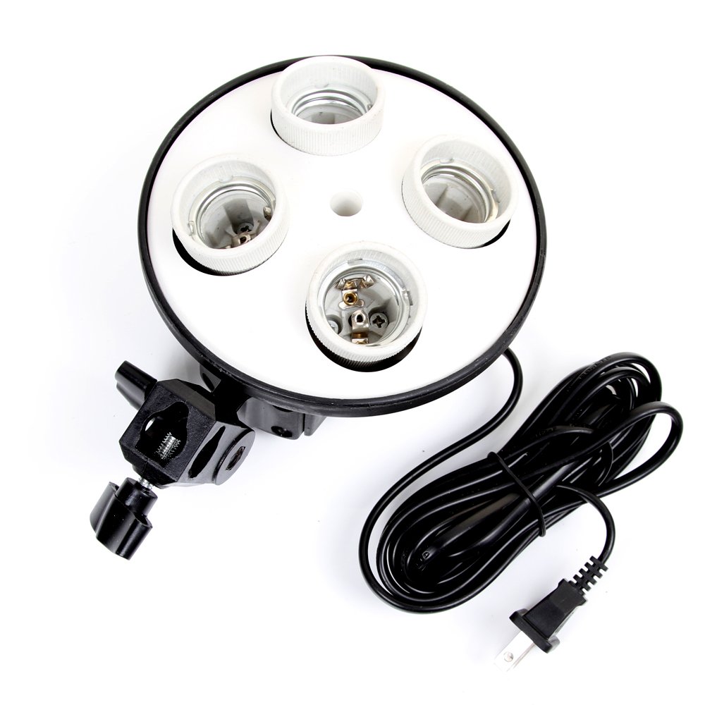 E27 Dasar Empat Dudukan Lampu  - Photography Bulb ulasan dan harga