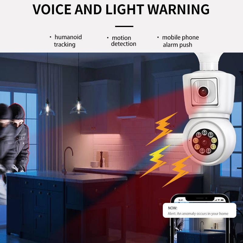 Bohlam kamera WiFi 4K 8MP E27, - Photography Bulb ulasan dan harga