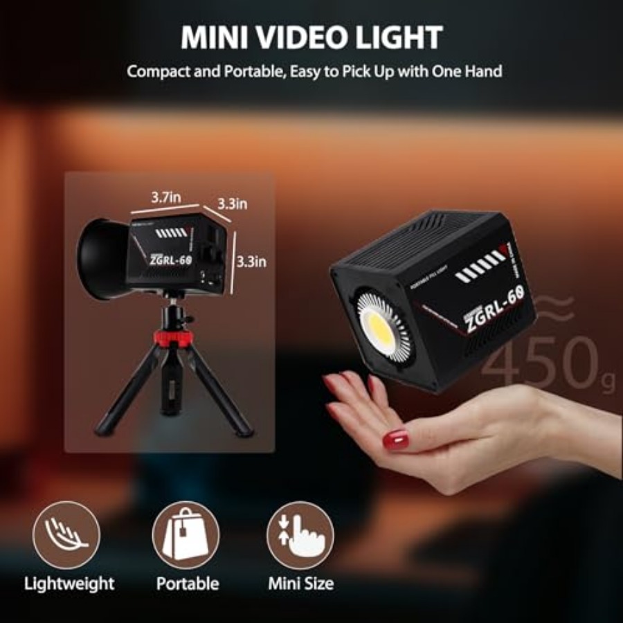 Lampu Video LED COB 60W Portab - Photography Video ulasan dan harga