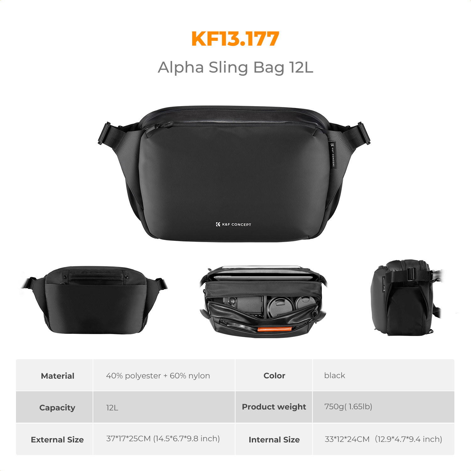 K&F CONCEPT 12L/10L Tas Selemp - Camera Rain Cover ulasan dan harga