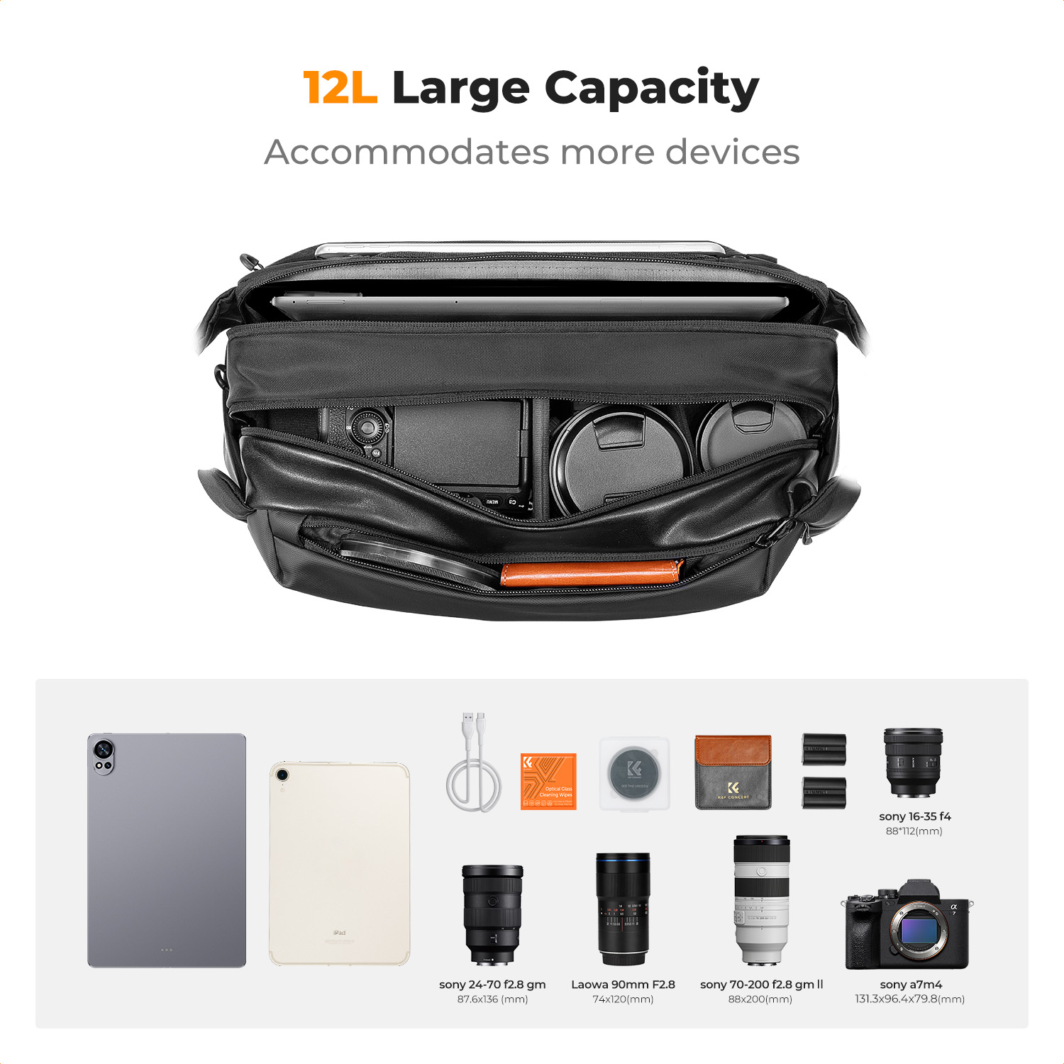 K&F CONCEPT 12L/10L Tas Selemp - Camera Rain Cover ulasan dan harga