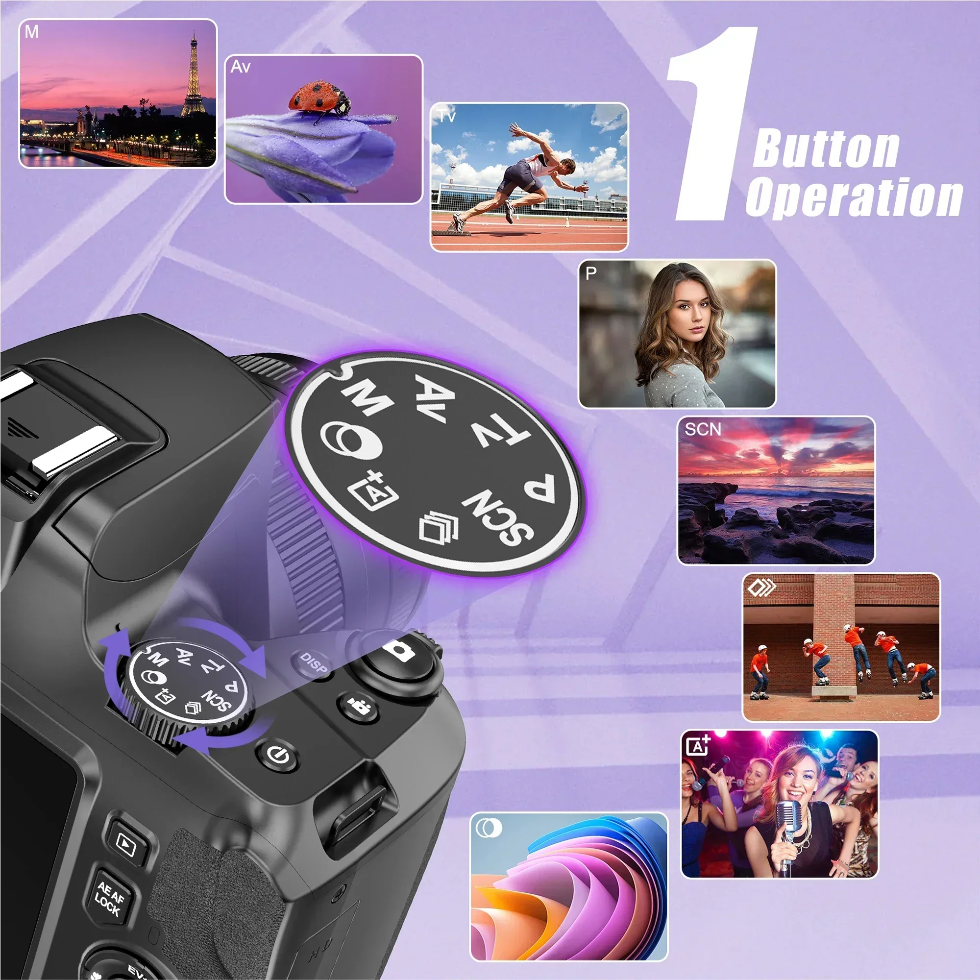 Kamera Digital 4K untuk Fotogr - Photography Youtube ulasan dan harga