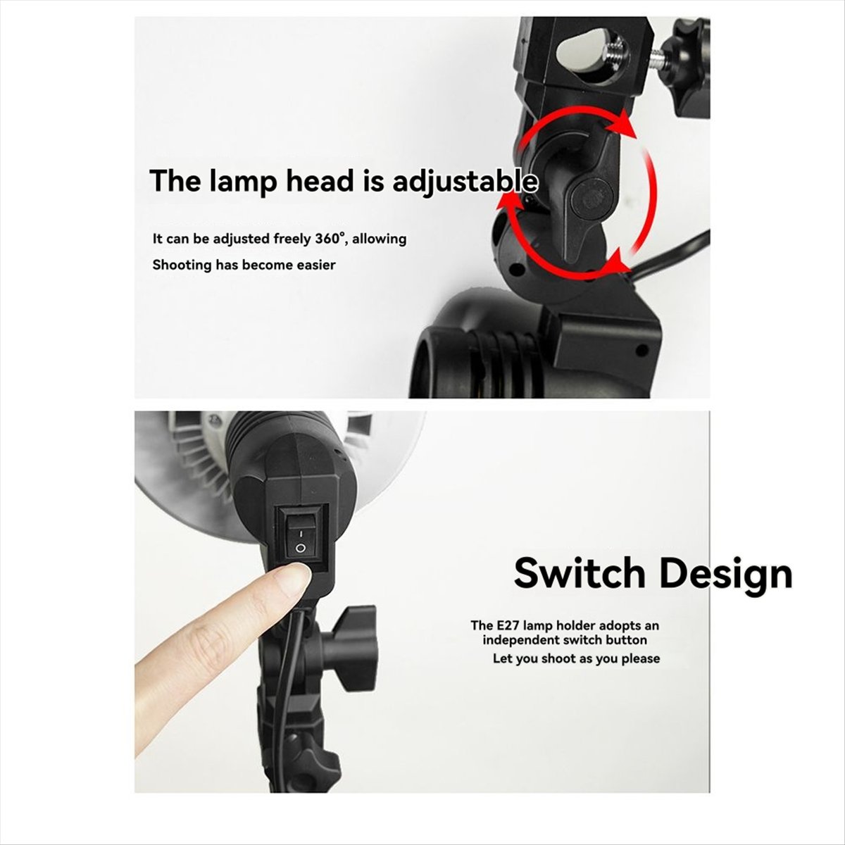 A40I 1.8m E27 Dudukan Lampu Fo - Photography Bulb ulasan dan harga