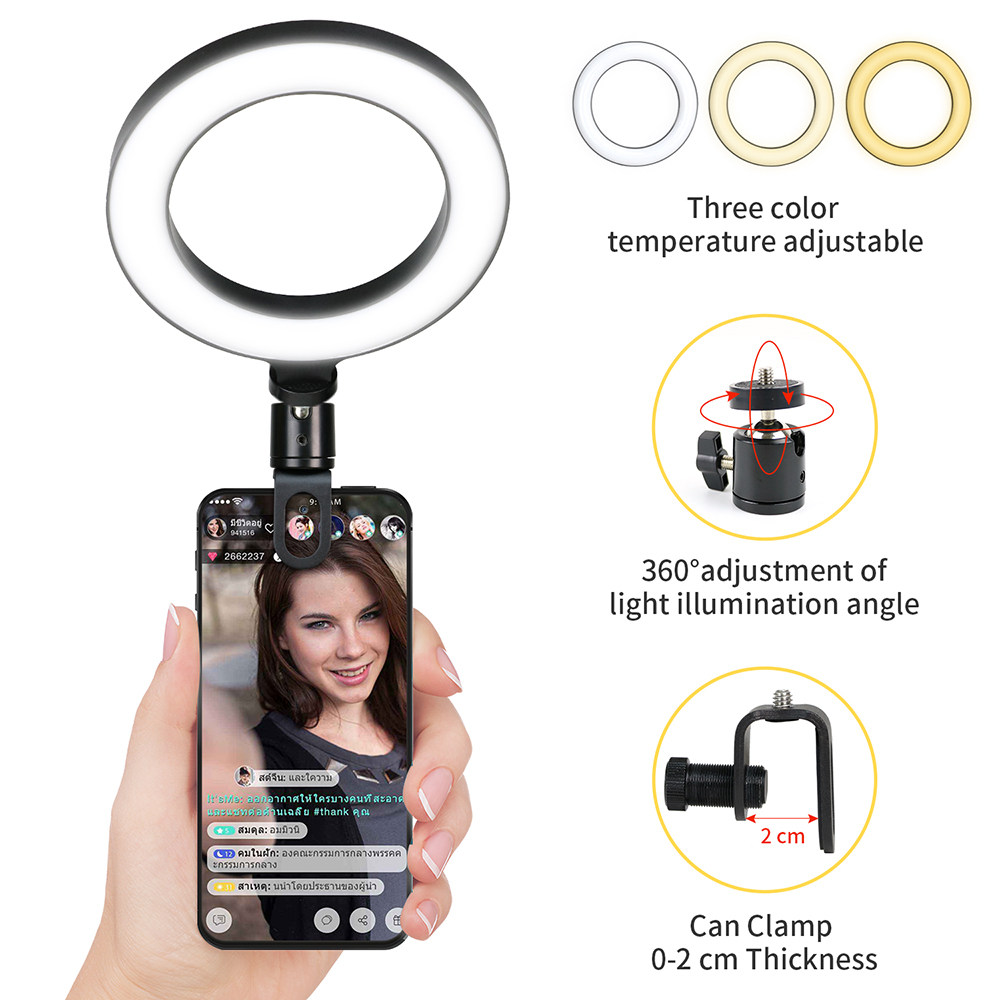 Lampu Video LED 16cm dengan St - Photography Youtube ulasan dan harga