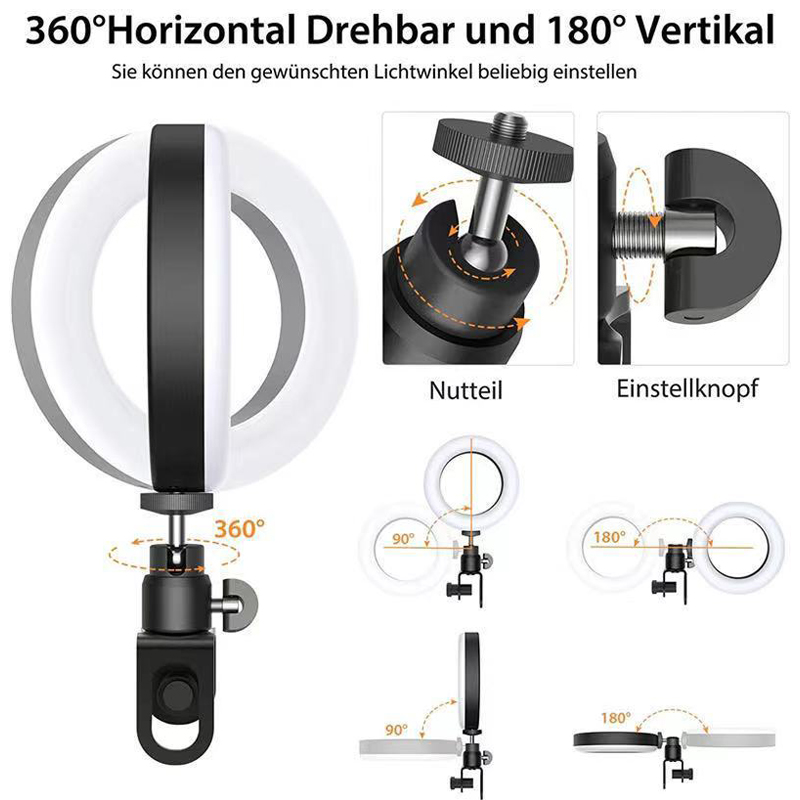 Lampu Video LED 16cm dengan St - Photography Youtube ulasan dan harga