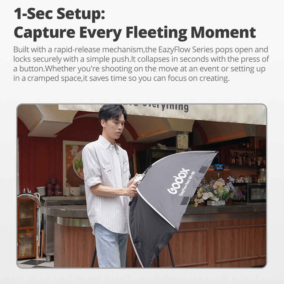 Godox EazyFlow seri Softbox Li - Pop Up Flash Diffuser ulasan dan harga