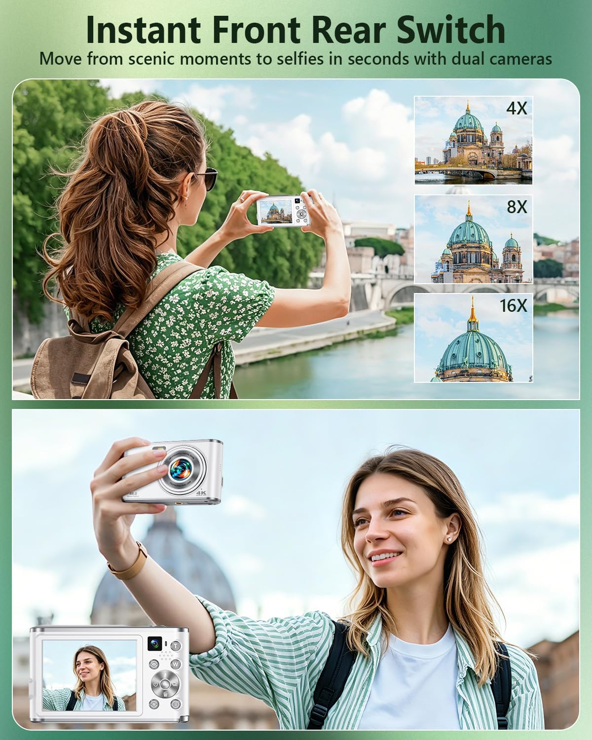 Kamera Digital 4K untuk Vloggi - Photography Youtube ulasan dan harga